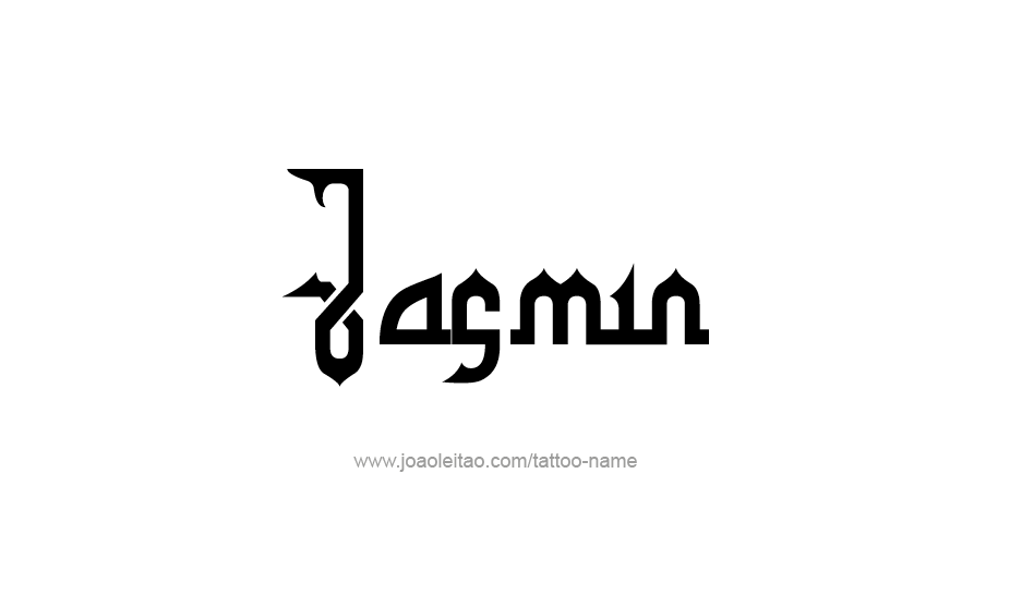 Tattoo Design Name Jasmin   