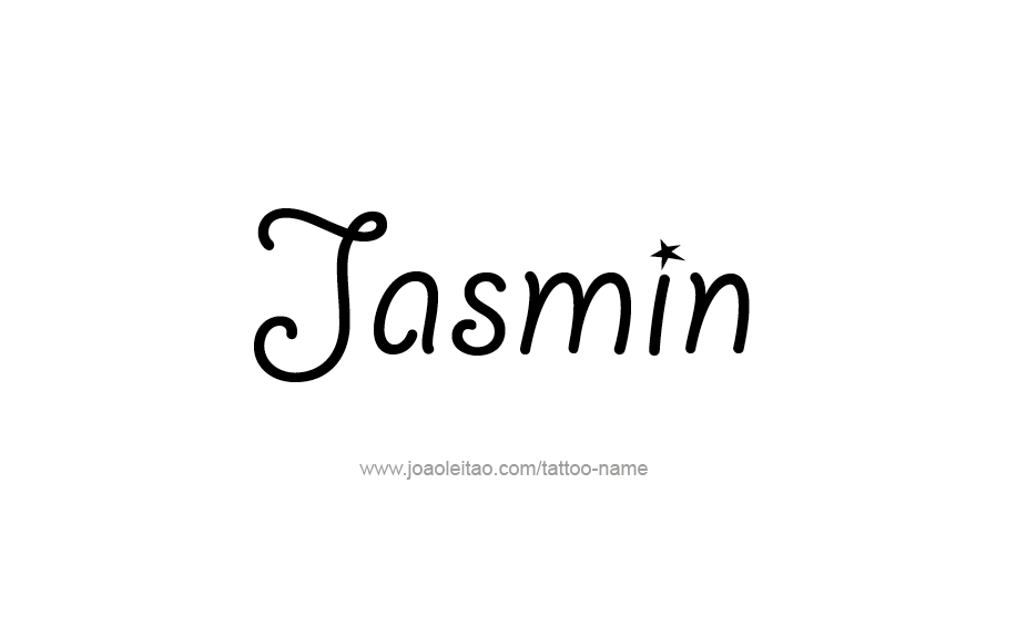 Tattoo Design Name Jasmin   