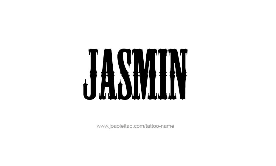 Tattoo Design Name Jasmin   