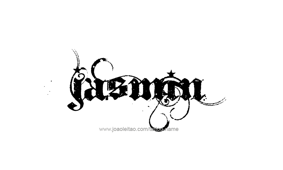 Tattoo Design Name Jasmin   