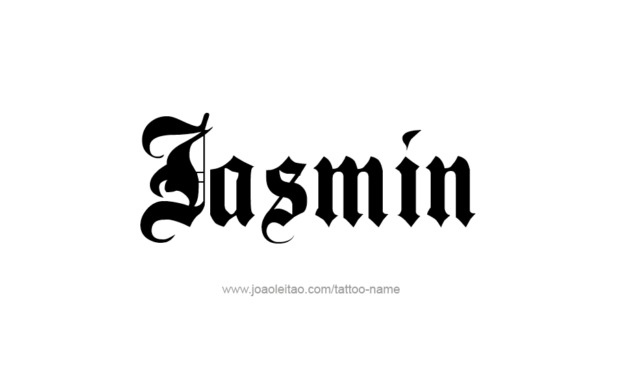 Tattoo Design Name Jasmin   