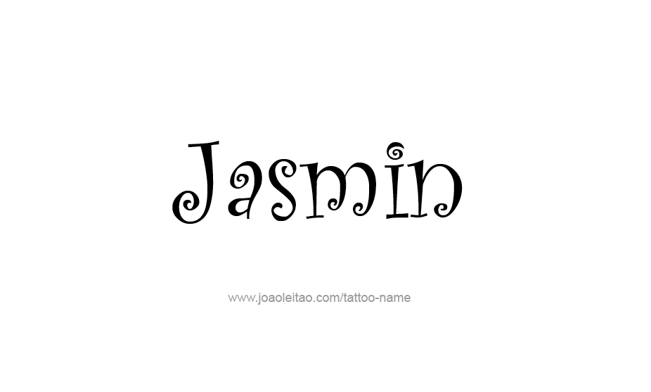 Tattoo Design Name Jasmin   