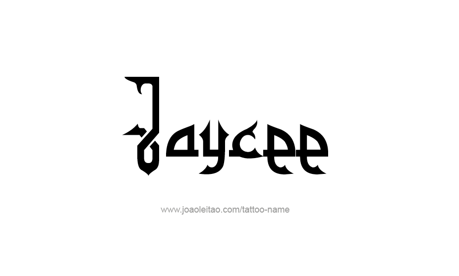 Tattoo Design Name Jaycee   