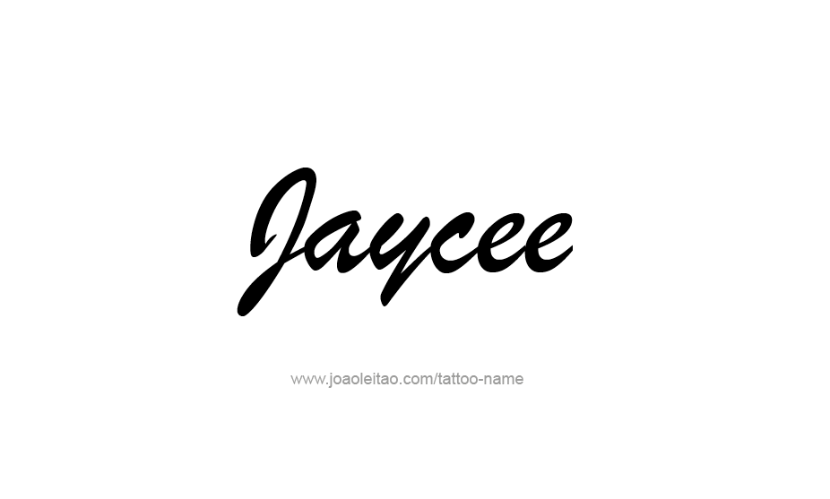 Tattoo Design Name Jaycee   