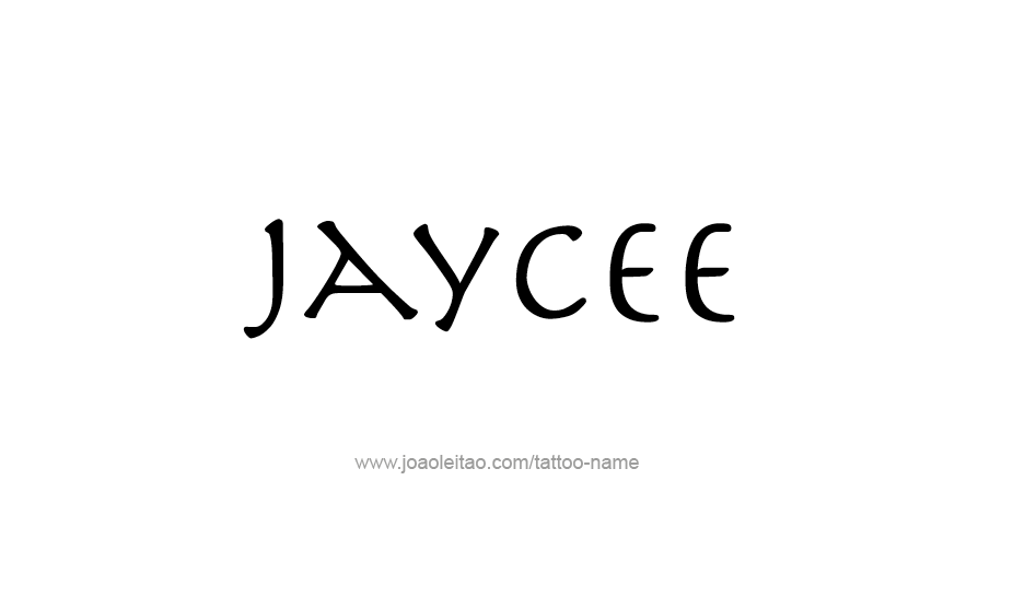 Tattoo Design Name Jaycee   