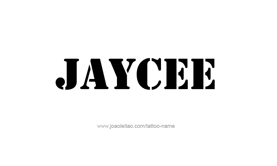 Tattoo Design Name Jaycee   