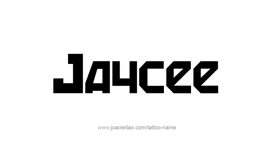 Tattoo Design Name Jaycee   