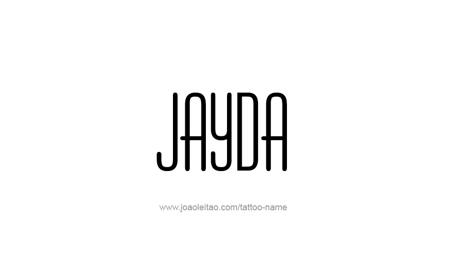 Tattoo Design Name Jayda   