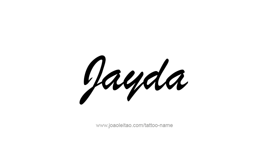 Tattoo Design Name Jayda   