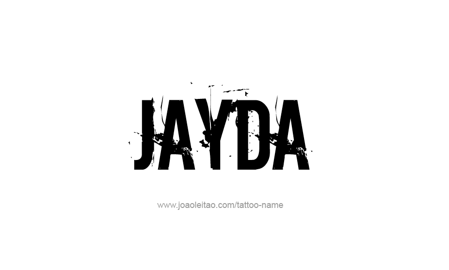 Tattoo Design Name Jayda   