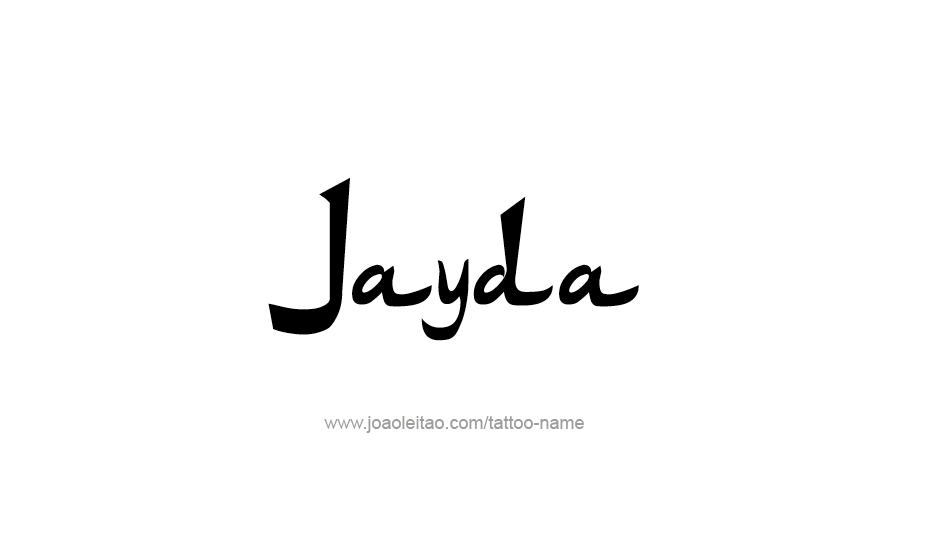 Tattoo Design Name Jayda   