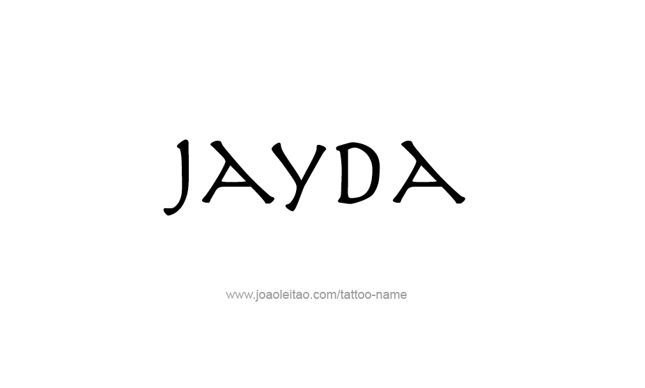 Tattoo Design Name Jayda   