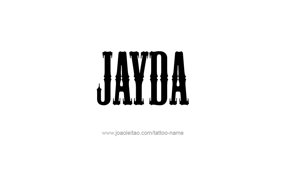 Tattoo Design Name Jayda   