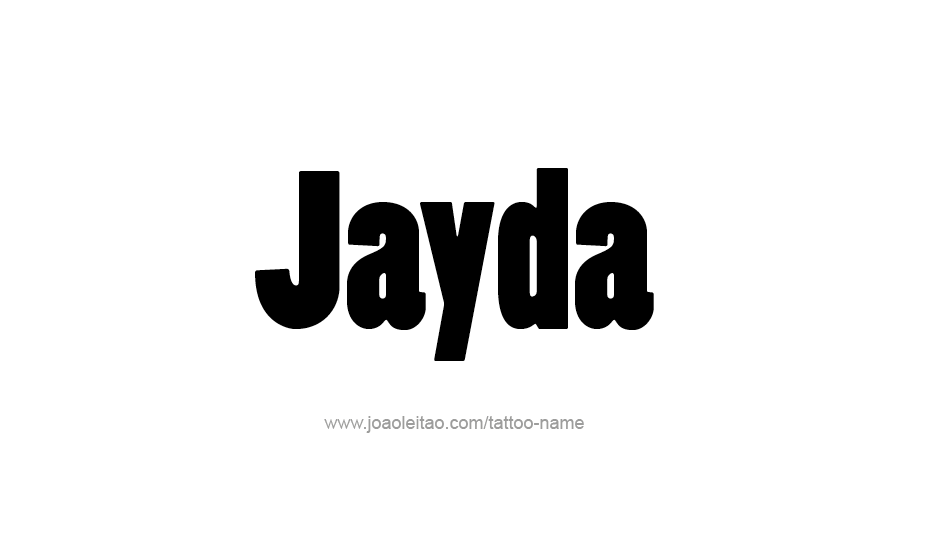 Tattoo Design Name Jayda   