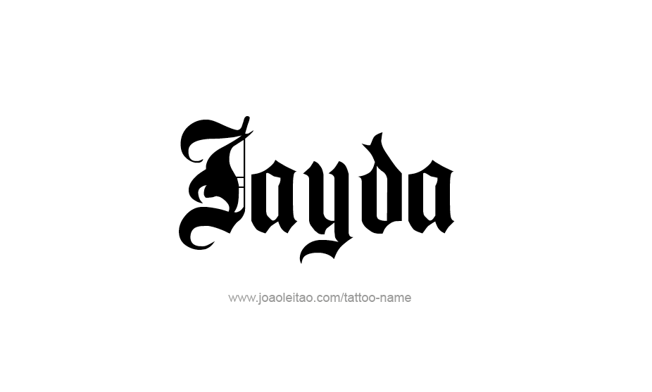 Tattoo Design Name Jayda   