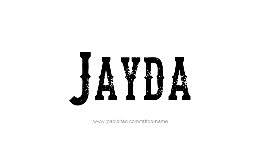 Tattoo Design Name Jayda   