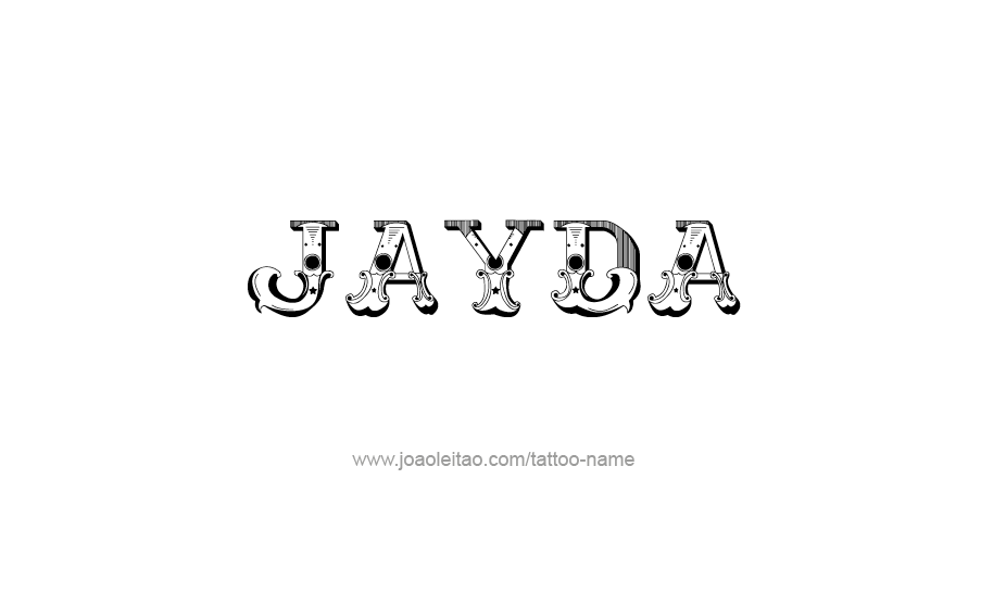 Tattoo Design Name Jayda   