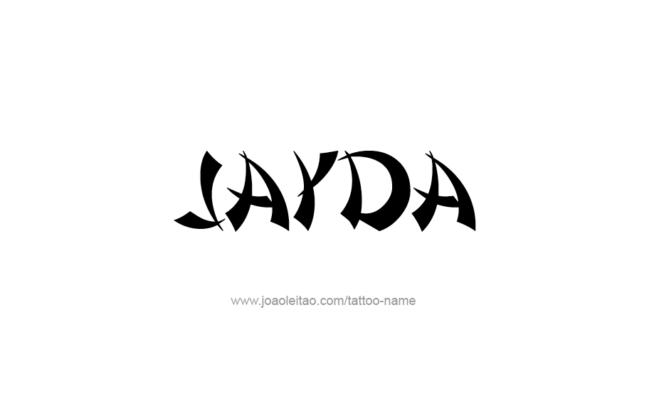 Tattoo Design Name Jayda   