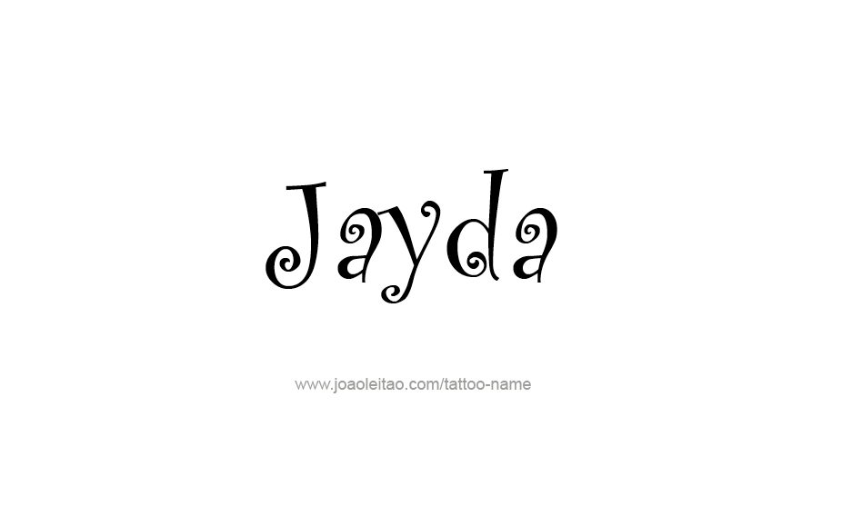 Tattoo Design Name Jayda   