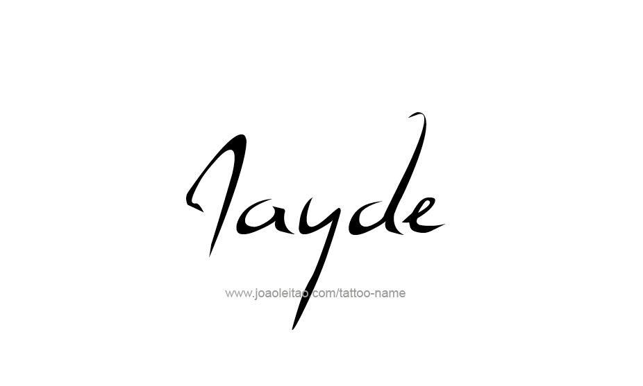 Tattoo Design Name Jayde   