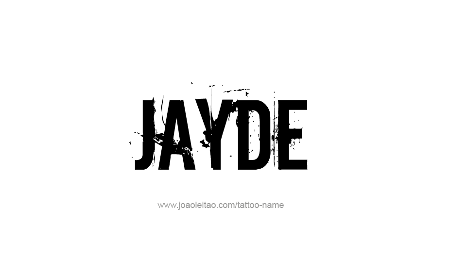 Tattoo Design Name Jayde   