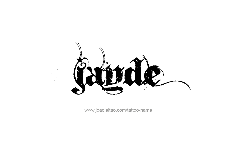 Tattoo Design Name Jayde   