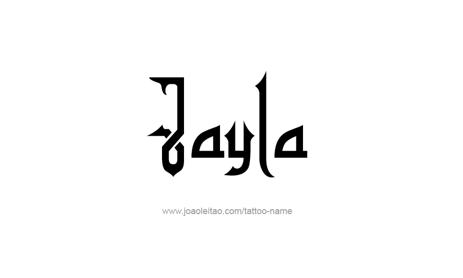 Tattoo Design Name Jayla   