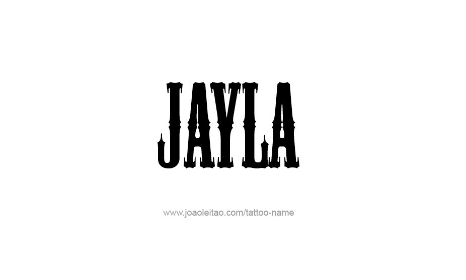 Tattoo Design Name Jayla   