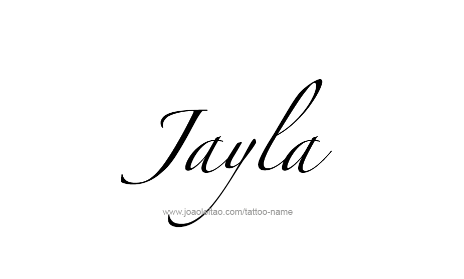 Jayla Name Tattoo Designs