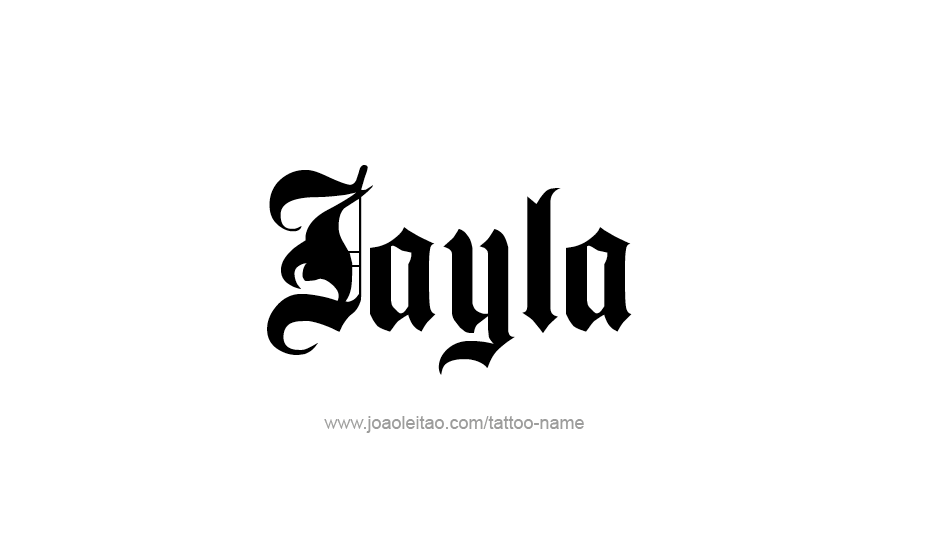 Tattoo Design Name Jayla   