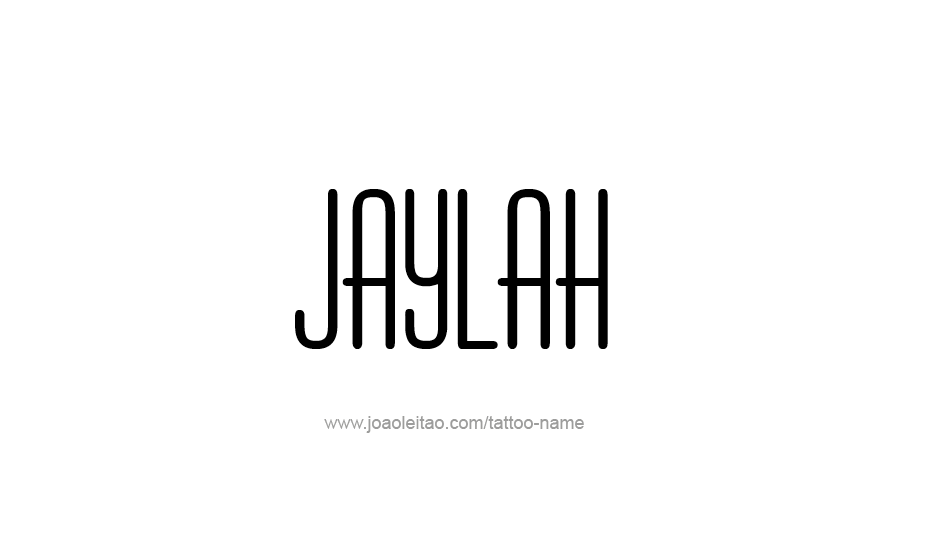 Tattoo Design Name Jaylah   