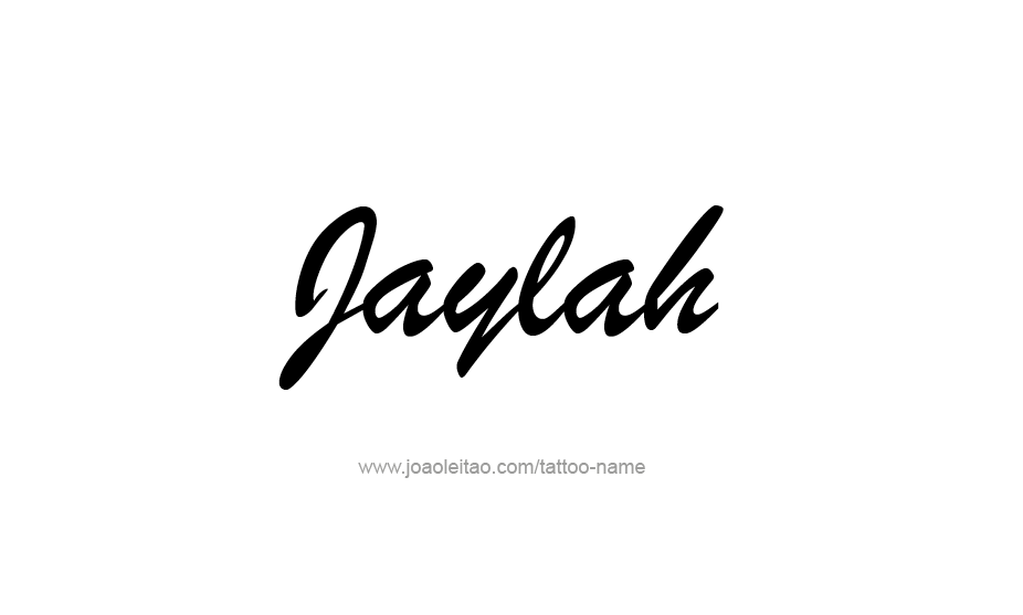 Tattoo Design Name Jaylah   