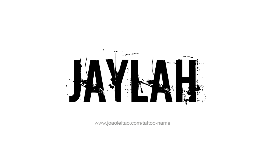 Tattoo Design Name Jaylah   