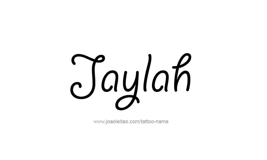 Tattoo Design Name Jaylah   