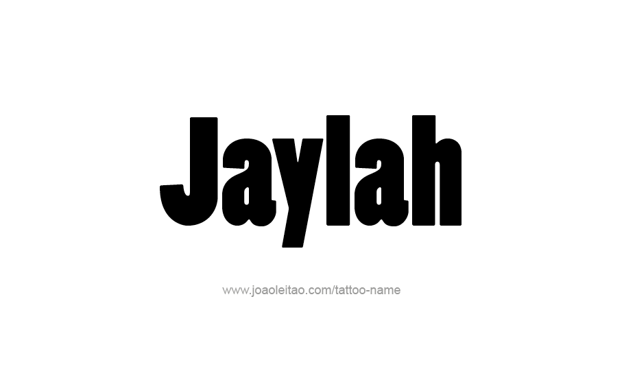 Tattoo Design Name Jaylah   