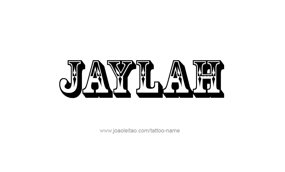 Tattoo Design Name Jaylah   