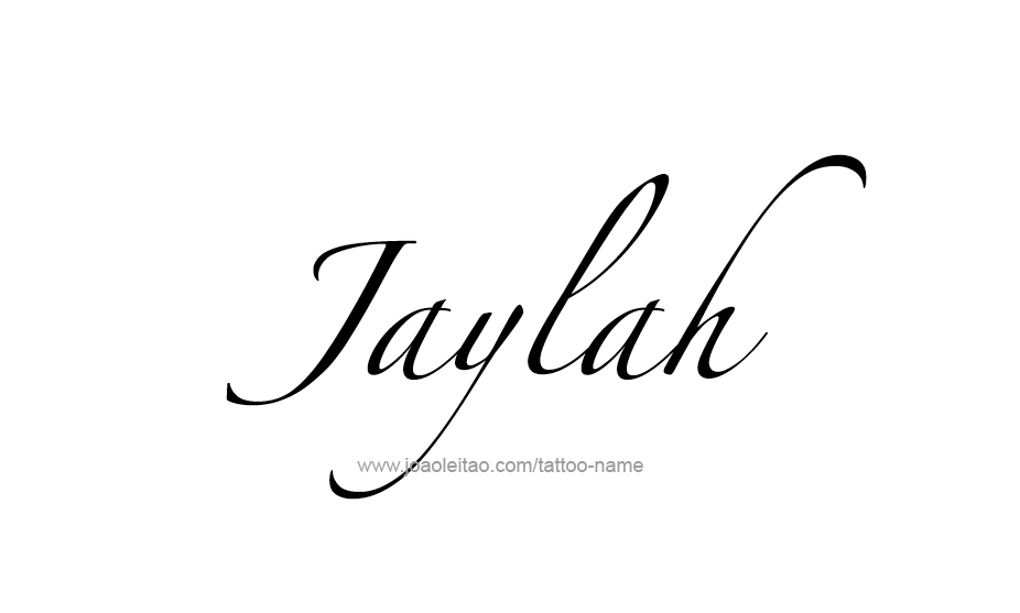 Tattoo Design Name Jaylah   