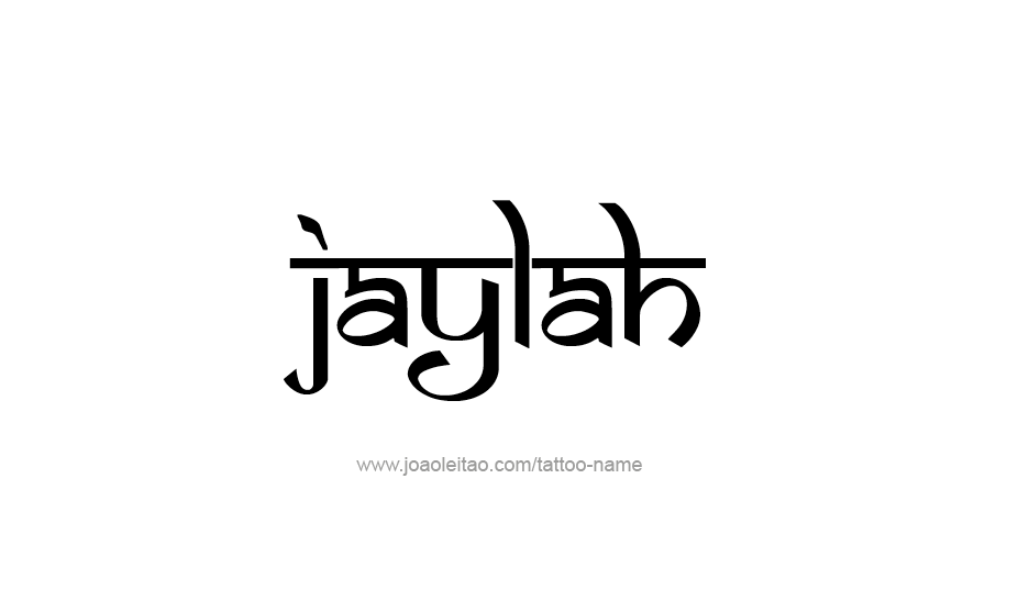 Tattoo Design Name Jaylah   