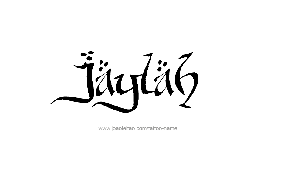 Tattoo Design Name Jaylah   