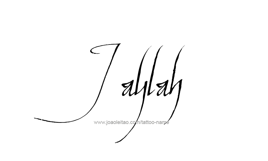 Tattoo Design Name Jaylah   