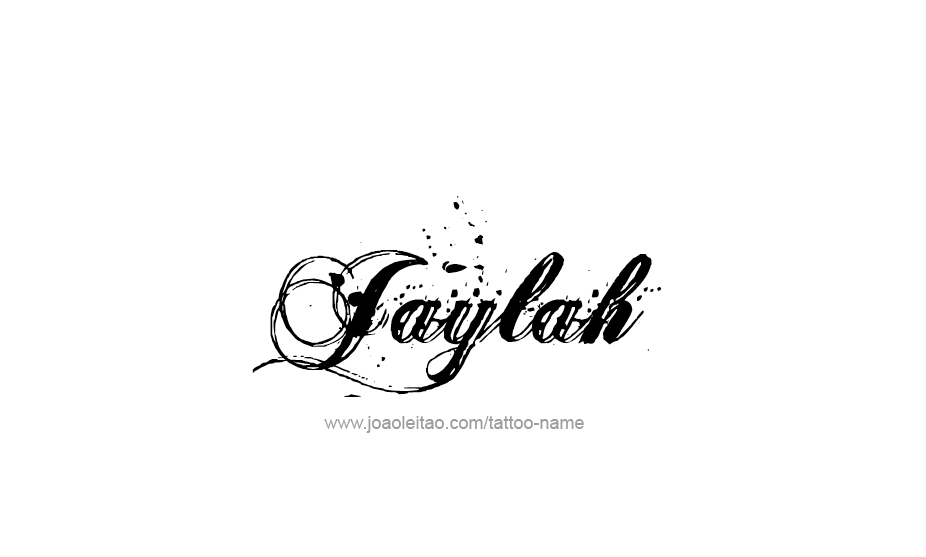 Tattoo Design Name Jaylah   