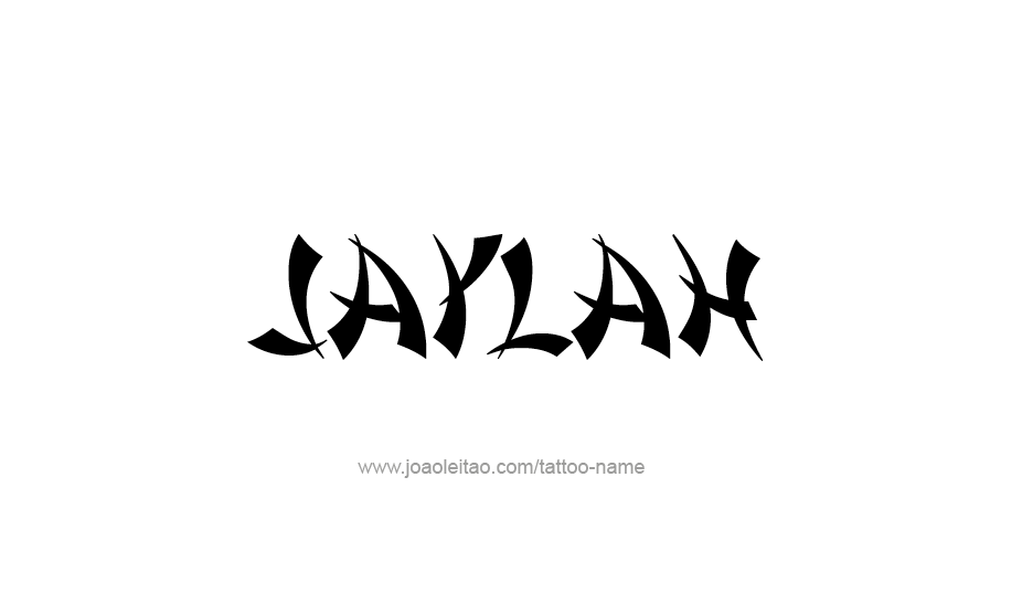 Tattoo Design Name Jaylah   