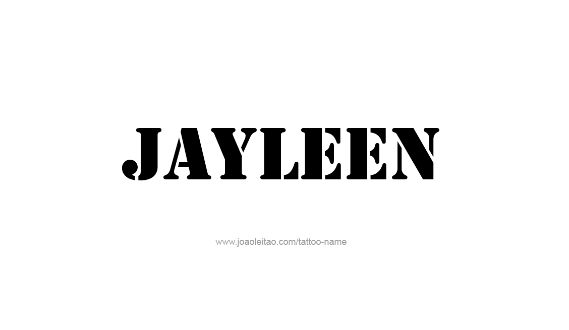 Tattoo Design Name Jayleen   