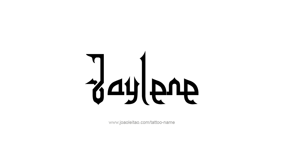 Jaylene Name Tattoo Designs