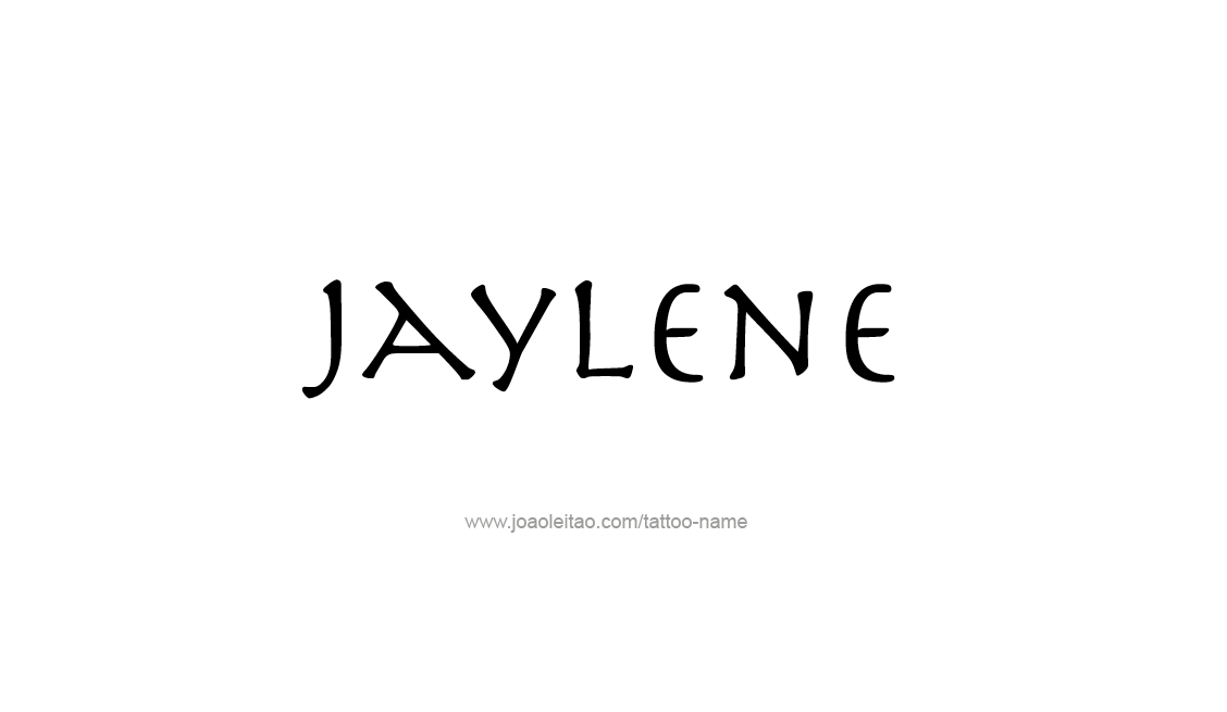 Tattoo Design Name Jaylene   