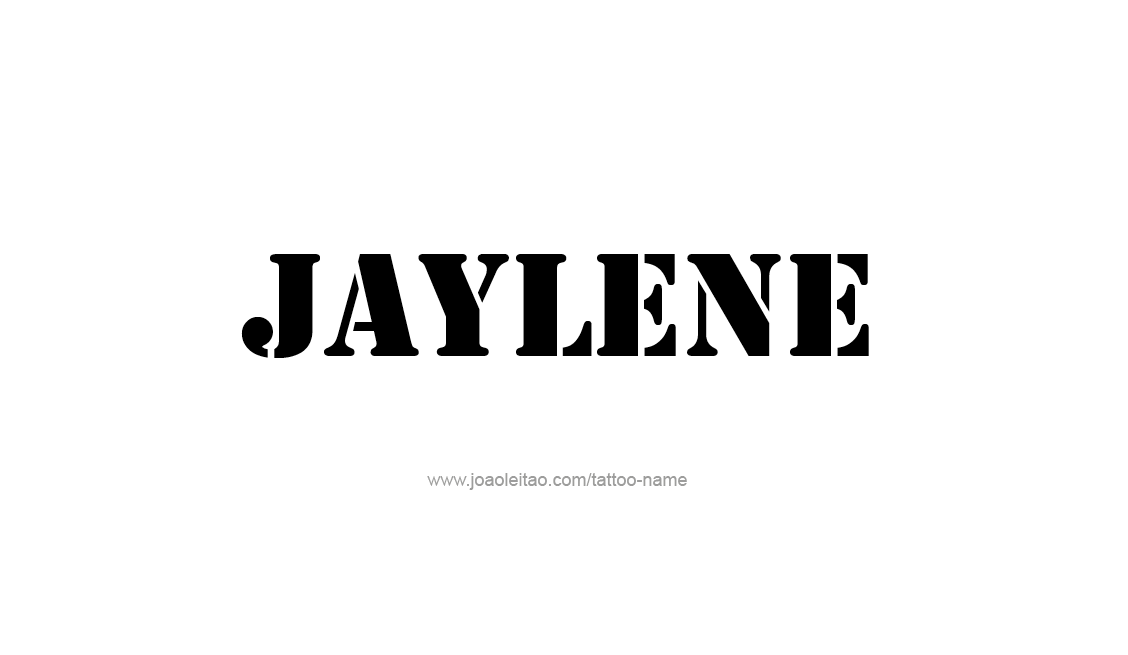 Tattoo Design Name Jaylene   