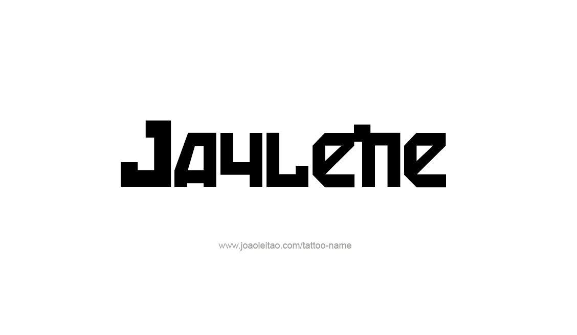 Tattoo Design Name Jaylene   