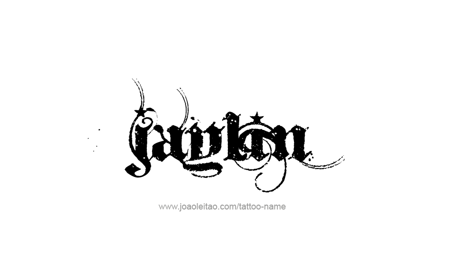 Tattoo Design Name Jaylin   