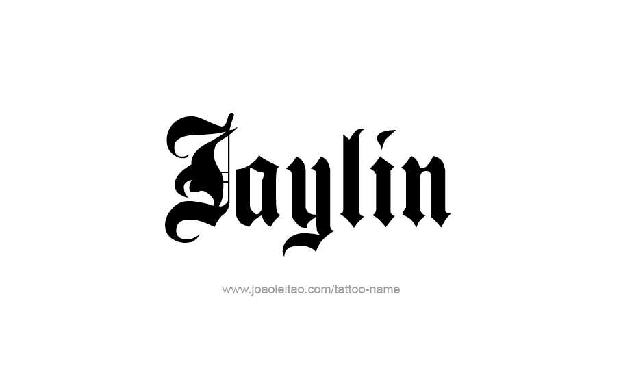 Tattoo Design Name Jaylin   