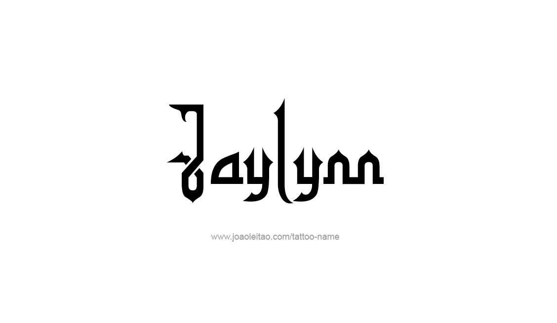 Tattoo Design Name Jaylynn   